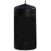 Chaks 80292-10, Petite bougie cylindrique 6cm, en Noir