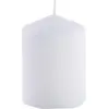 CHAKS 1 Bougie cylindrique blanche 6 x 10 cm REF/80291