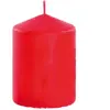Grande bougie cylindrique 10 cm, Rouge