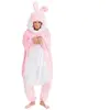 Déguisement Peluche BIG Lapin rose rembourré 180 cm, adulte