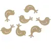 Set de 24 OISEAUX craft adhésifs 3,5x4cm