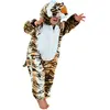 Déguisement enfant tigre - 3 ans - Animaux - Jaune - Aspect velours