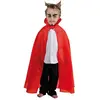 CHAKS CAPE TAFFETAS ENFANT ROUGE 85 CM