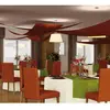 Set 3 tentures de plafond Voile triangle, CHOCOLAT
