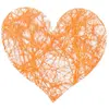 Sachet de 100 Coeurs Romance, Orange