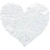SACHET 100 COEURS ROMANCE - BLANC