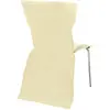 SMIFFY´S Sachet de 6 housses de chaise non tisse ivoire