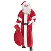 RueDeLaFete Costume Père Noël gabardine peluche - Homme