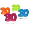 Set de 4 Marque-places Anniversaire 30 ans