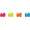 Sachet de 100 confettis de table anniversaire 60 ans