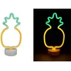 Ananas Néon jaune et vert 33cm