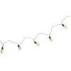 Guirlande 10 petites Ampoules Led allongées, 3,65m Blanc Chaud