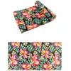 Chemin de table - LIN - Fleurs Tropicales - 28 cm x 3 m - Intérieur - Mixte
