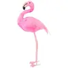 Flamant Rose plumes déco à poser 27cm