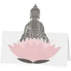 Set de 6 Marque-places Bouddha en carton