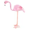 Flamant Rose plumes déco à poser 36cm