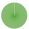 Lot de 4 grands éventails papier 40cm, Vert