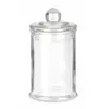 bonbonnière verre avec couvercle 14.6cm - chaks 1254