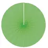 Lot de 4 éventails papier 20cm, Vert