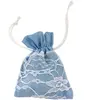Set de 4 Bourses Dentelle & Jean clair