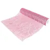 chemin de table brillance rouleau 30cmx5m rose - chaks 0819-03