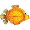 Poisson tropical alvéolé 33cm, orange