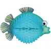 Poisson tropical alvéolé 33cm, bleu