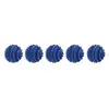 Guirlande 5 boules alvéolées Bleu roi