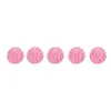 Guirlande 5 boules alvéolées Rose pastel