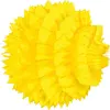 Boule alvéolée luxe 25 cm, Jaune