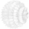 Lot de deux boules alvéolées luxe 15 cm, blanche