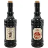 bouteille verre elixir 6.5x23cm noir - modèle aléatoire - chaks 90540