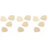 Sachet de 12 Poissons en bois naturel 3cm à disperser
