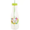 Bouteille avec paille Tropical Party en plastique 23,2cm (650ml)