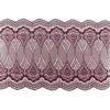 NO NAME Chemin de table - Dentelle Persan - Bordeaux - 18cm x 5 mètres - Style Classique