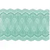CHAKS Ruban de table Dentelle motif Persan 18cmx5m, Vert d'eau FETE-1022-40
