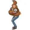 Non communiqué déguisement émoji crotte adulte - taille unique - marron - chaks c4469