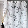 HomeMaison Voilage tamisant au style artistique (135x250 cm - Taupe)