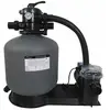 POOLSTYLE Groupe de filtration 11m3/h avec pompe et filtre à sable 88031811
