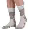 Monnet Trek Lin High - Chaussettes randonnée Gris / Ocre 41 - 42