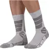 Monnet Trek Lin High - Chaussettes randonnée Gris / Blanc 39 - 40