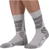Monnet Trek Lin High - Chaussettes randonnée Gris / Blanc 43 - 44