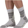 Monnet Trek Lin High - Chaussettes randonnée Gris / Vert 41 - 42