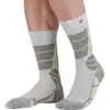 Monnet Trek Lin High - Chaussettes randonnée Gris / Vert 43 - 44