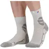 Monnet Trek Lin Mid - Chaussettes randonnée Gris / Blanc 47 - 48