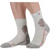 Monnet Trek Lin Mid - Chaussettes randonnée Gris / Ocre 35 - 36