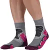 Monnet Mid Trek Extra Light - Chaussettes randonnée Pink 39 - 40