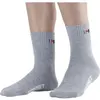Doubles chaussettes mid twin grise