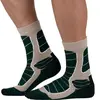 Chaussettes de randonnée MONNET TREK MEDIUM (Beige/vert)
