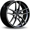 Jante Aluminium Infiny 18 Pouces Noir Brillant Face Polie Toxic